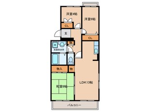 エミネンス立矢マンションの物件間取画像